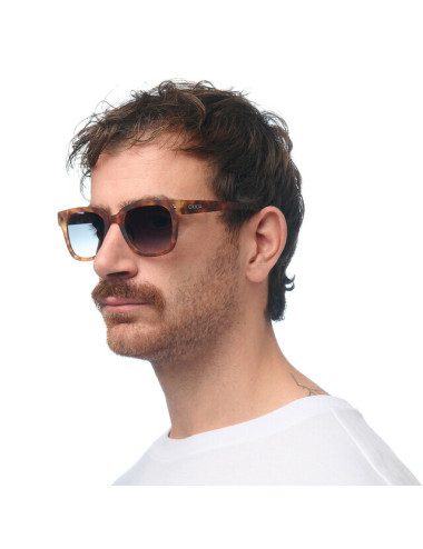 Lunettes de soleil Johnny Sahara Havana verres verts – Okkia