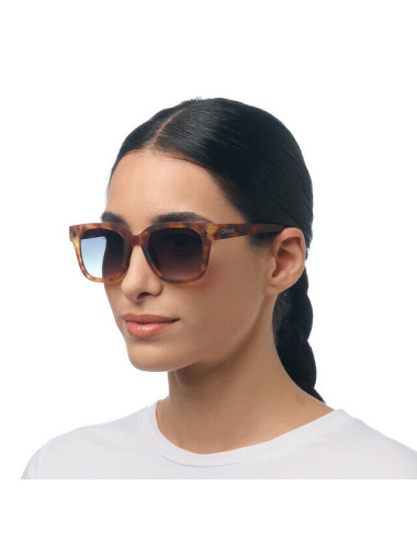 Lunettes de soleil Johnny Sahara Havana verres verts – Okkia