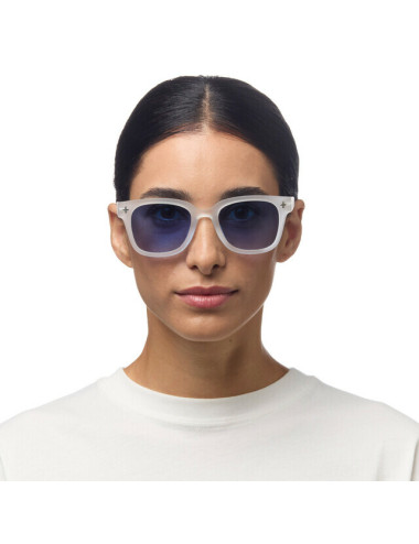 Lunettes de soleil Johnny Clear verres bleus/roses – Okkia