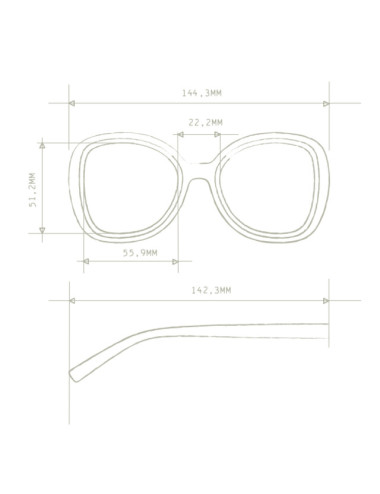 Lunettes de soleil Anna Pink Havana – Okkia