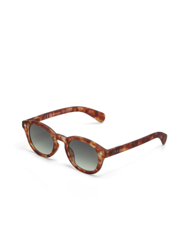 Lunettes de soleil Milano Sahara Havana verres verts – Okkia