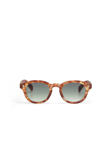 Lunettes de soleil Milano Sahara Havana verres verts – Okkia