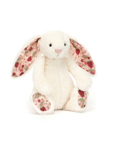Peluche Blossom Cream Bunny Berry Petit Modèle Jellycat