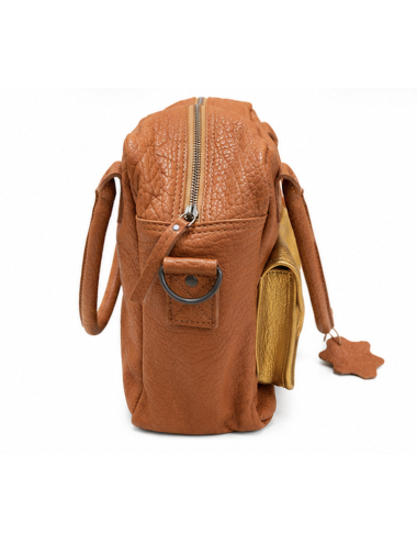LeDandy naturel doré - sac à main cuir femme naturel doré - Paul Marius