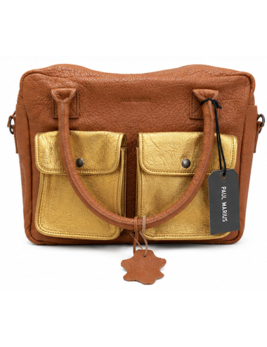LeDandy naturel doré - sac à main cuir femme naturel doré - Paul Marius