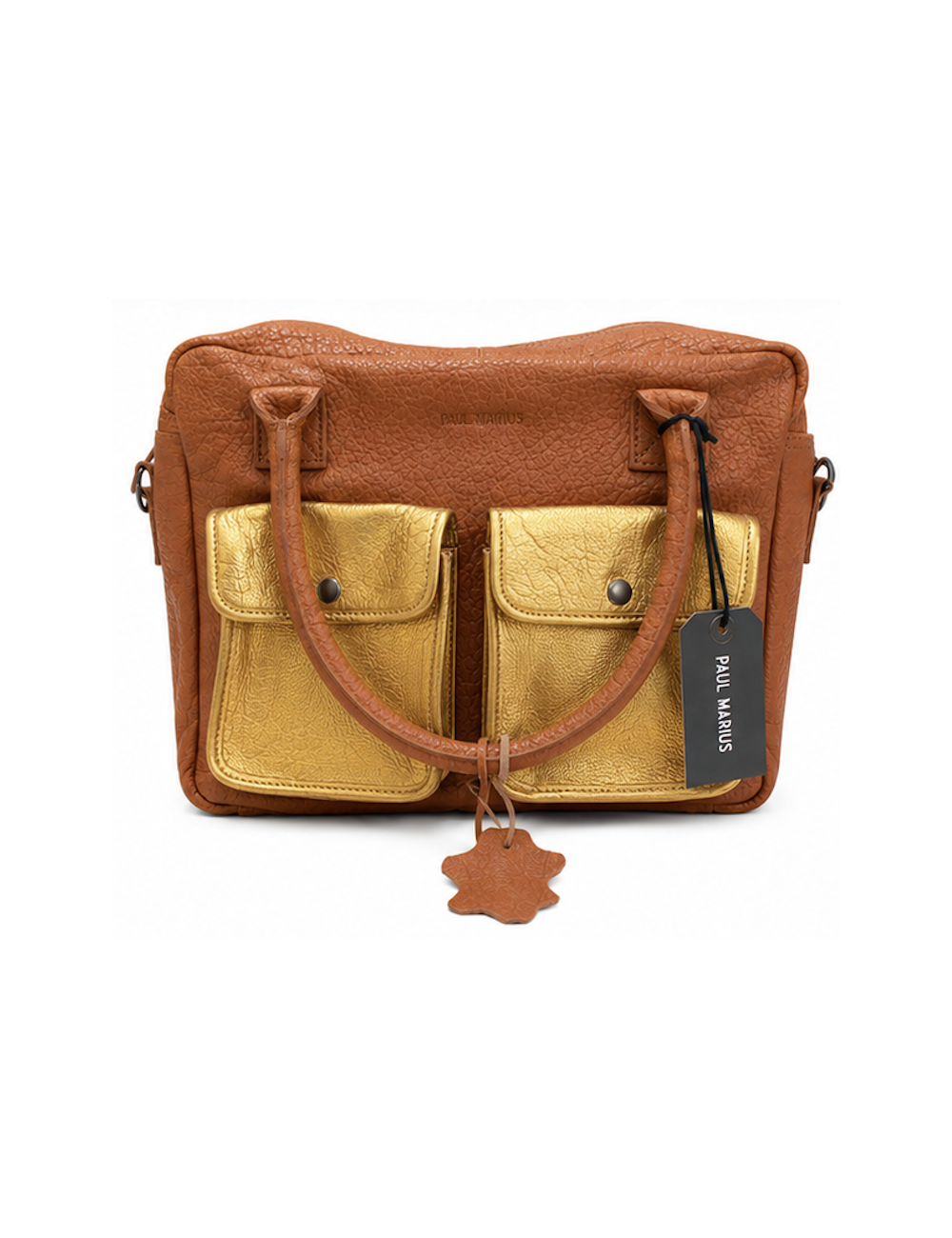 LeDandy naturel doré - sac à main cuir femme naturel doré - Paul Marius