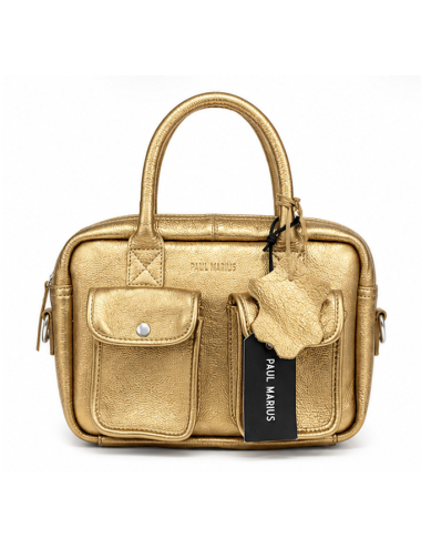 Sac à main cuir Le Dandy S bronze – Paul Marius