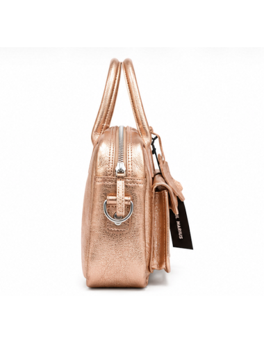 PAUL MARIUS - Ledandy S or rose - Sac à main cuir or rose femme