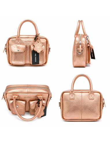 PAUL MARIUS - Ledandy S or rose - Sac à main cuir or rose femme