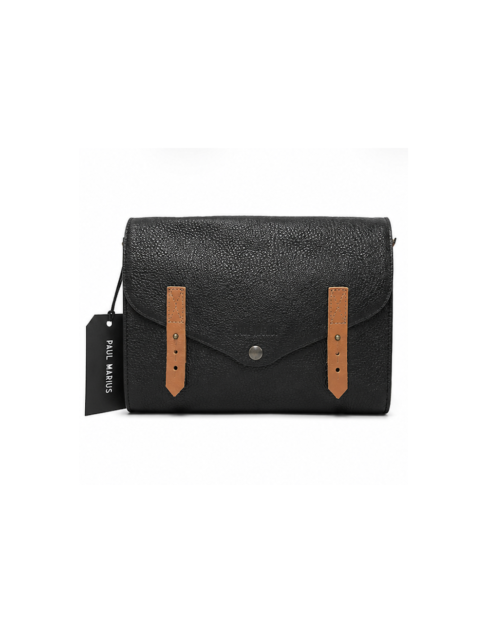 Sac bandoulière cuir femme L’Indispensable noir - Holala