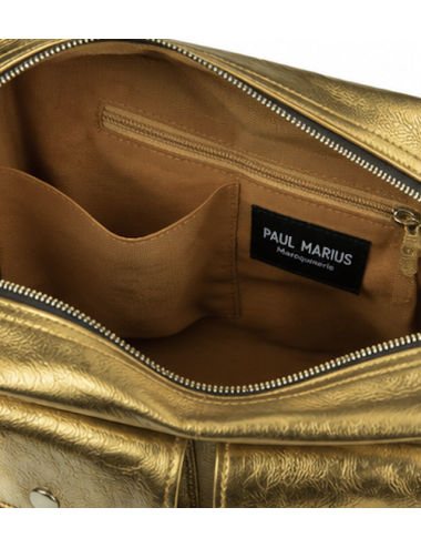 PAUL MARIUS - Ledandy Bronze - Sac à main cuir doré femme