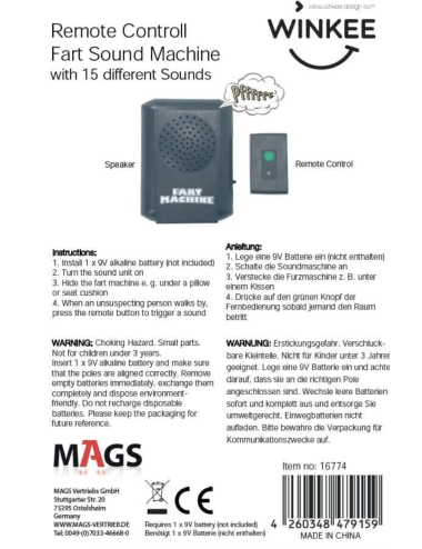 Machine à Pets Télécommandée – Gadget Blague Winkee
boutiqueholala.com
