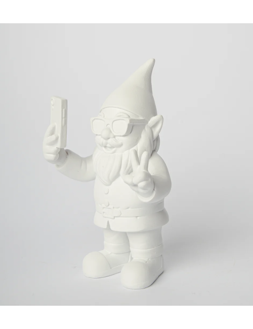 Gnome Selfie Blanc 29 cm – Nani’s boutique holala.com