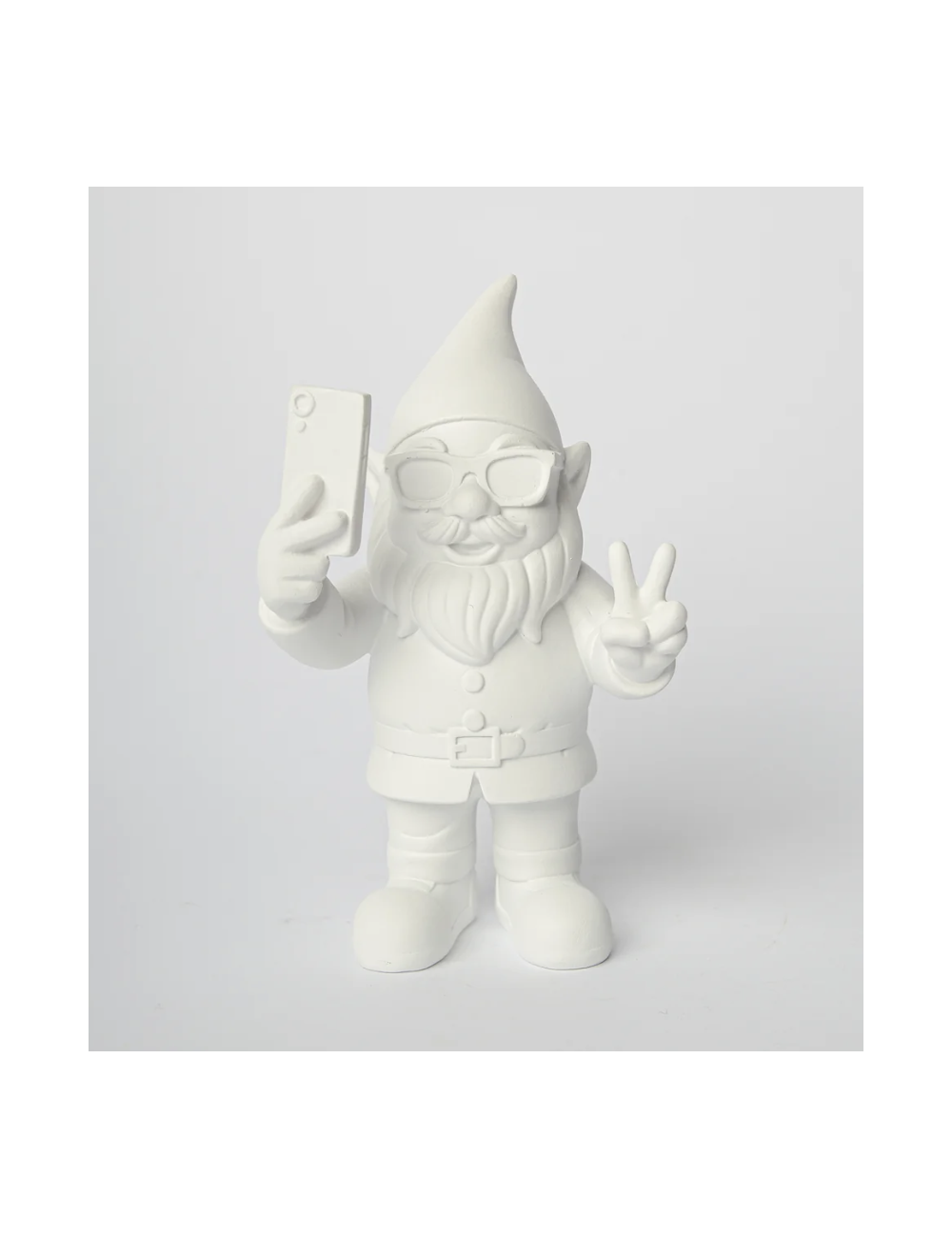 Gnome Selfie Blanc 29 cm – Nani’s boutique holala.com