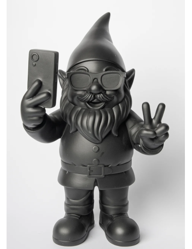 Gnome Selfie Noir 29 cm – Nani’s boutique holala.com