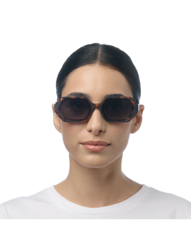 Lunettes de soleil Andrea Classic Havana Verres Verts – OKKIA