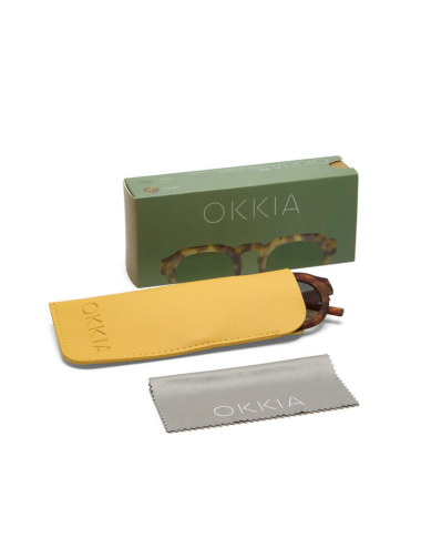 Lunettes de soleil Zeno Sahara Havana Verres Verts – OKKIA
