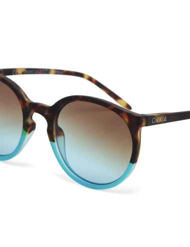 Lunettes de soleil Berlino Havana Bleu – OKKIA