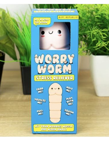 Worry Worm – Ver Anti-Stress à Presser Gift Republic
