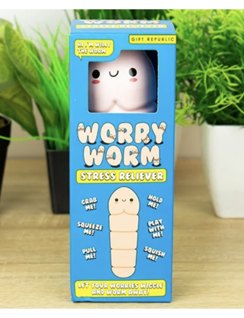 Worry Worm – Ver Anti-Stress à Presser Gift Republic