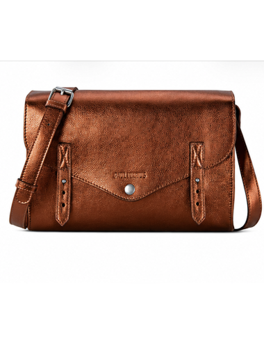 Sac Bandoulière en Cuir Métallisé Ginger – L’Indispensable PAUL MARIUS
