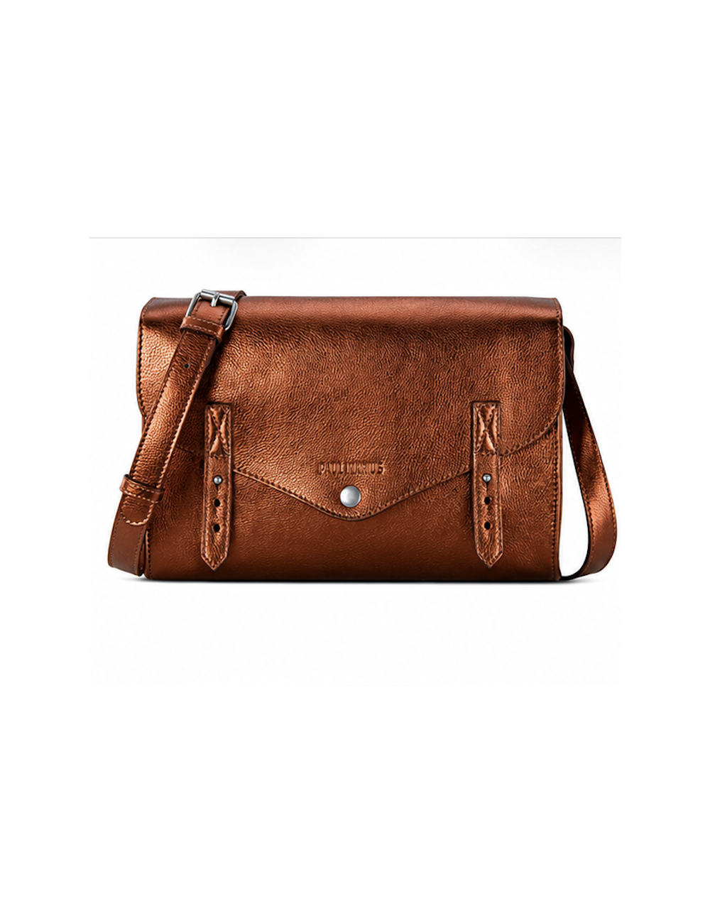 Sac Bandoulière en Cuir Métallisé Ginger – L’Indispensable PAUL MARIUS