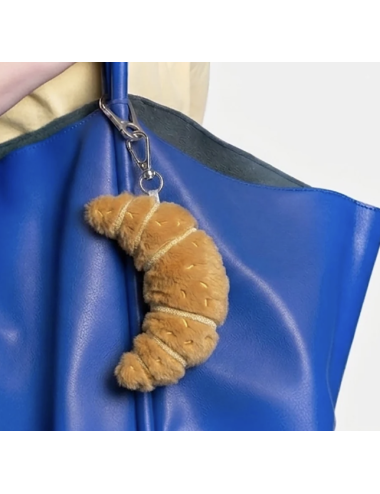 Eat My Socks – Croissant Bag Charm – Porte-clés Croissant en Peluche