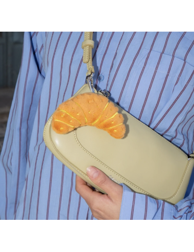 Eat My Socks – Croissant Bag Charm – Porte-clés Croissant en Peluche