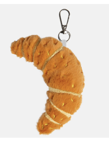 Eat My Socks – Croissant Bag Charm – Porte-clés Croissant en Peluche