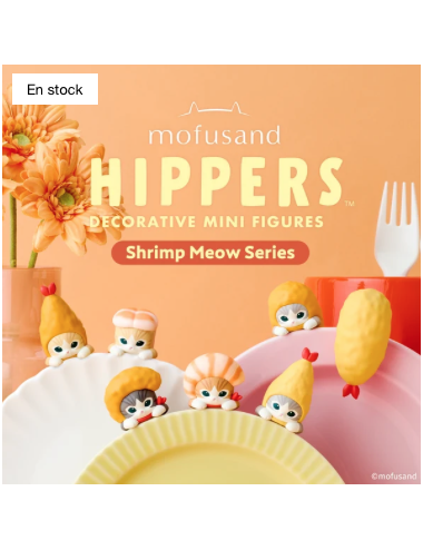 Sonny Angel Hippers Mofusand Vol. 2 – Shrimp Meow Series – Figurine Surprise