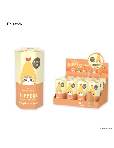 Sonny Angel Hippers Mofusand Vol. 2 – Shrimp Meow Series – Figurine Surprise