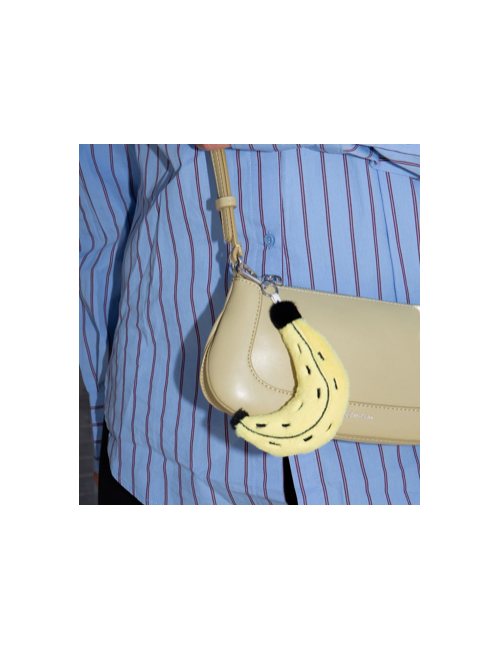 Eat My Socks – Banana Bag Charm – Porte-clés Banane en Peluche