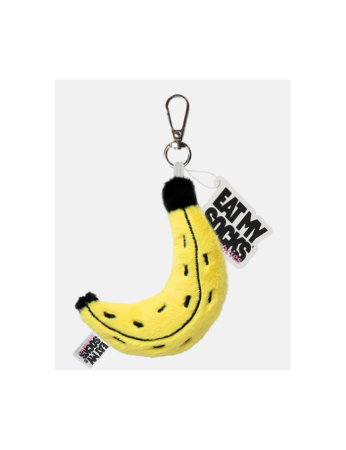 Eat My Socks – Banana Bag Charm – Porte-clés Banane en Peluche