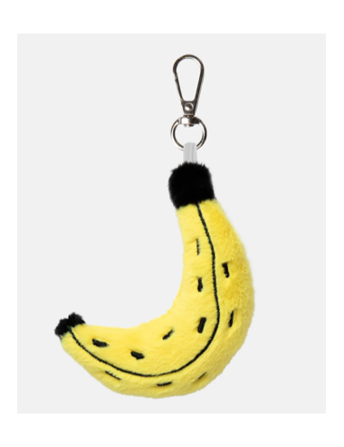 Eat My Socks – Banana Bag Charm – Porte-clés Banane en Peluche