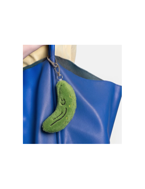Eat My Socks – Pickle Bag Charm – Porte-clés Cornichon en Peluche