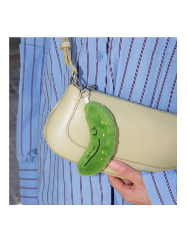 Eat My Socks – Pickle Bag Charm – Porte-clés Cornichon en Peluche