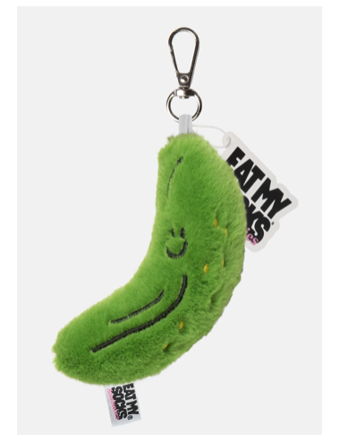 Eat My Socks – Pickle Bag Charm – Porte-clés Cornichon en Peluche