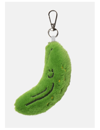 Eat My Socks – Pickle Bag Charm – Porte-clés Cornichon en Peluche