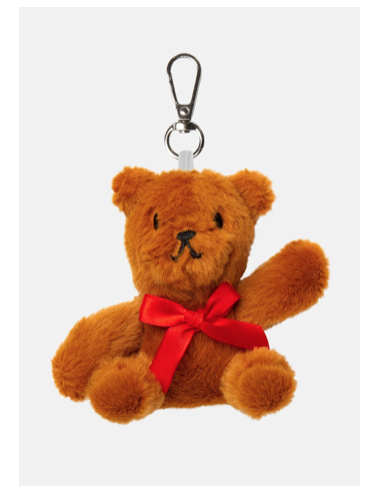 Eat My Socks – Teddy Bear Bag Charm – Porte-clés Ourson en Peluche