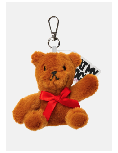 Eat My Socks – Teddy Bear Bag Charm – Porte-clés Ourson en Peluche