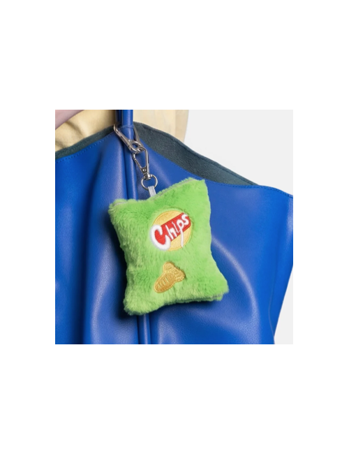Eat My Socks – Chips Bag Charm – Porte-clés Chips en Peluche