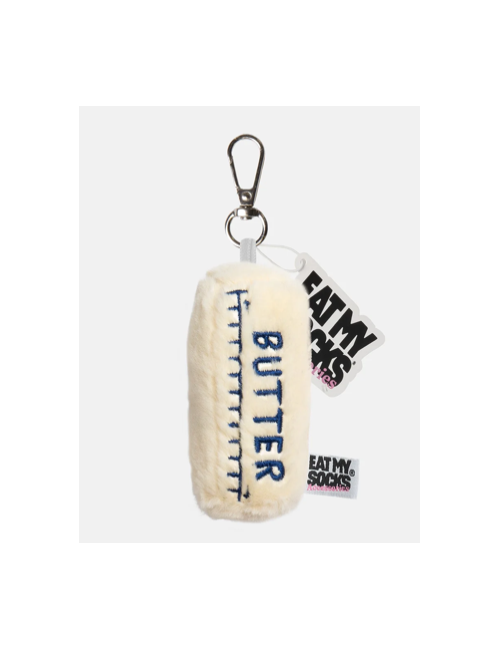 Eat My Socks – Butter Bag Charm – Porte-clés Motte de Beurre en Peluche