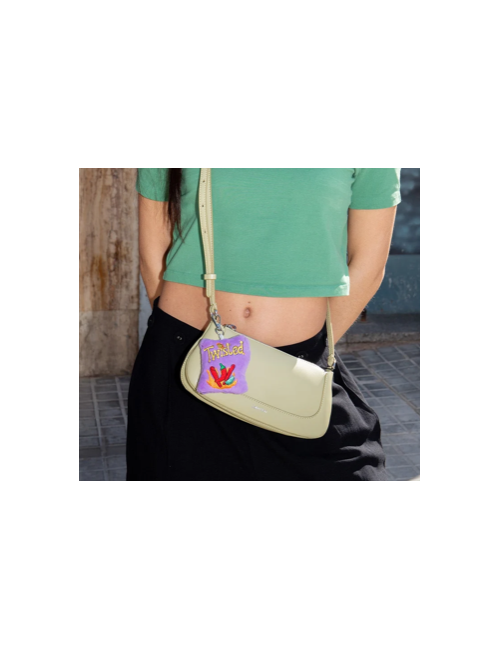 Eat My Socks – Twisted Bag Charm – Porte-clés Peluche Torsadé