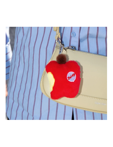 Eat My Socks – Apple Bag Charm – Porte-clés Pomme en Peluche