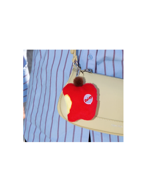 Eat My Socks – Apple Bag Charm – Porte-clés Pomme en Peluche