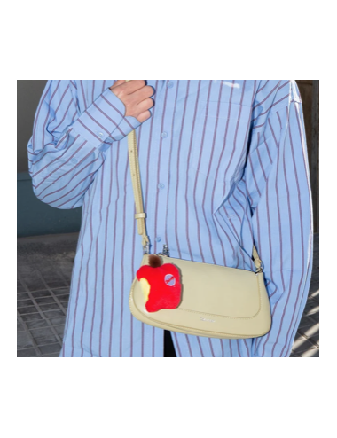 Eat My Socks – Apple Bag Charm – Porte-clés Pomme en Peluche