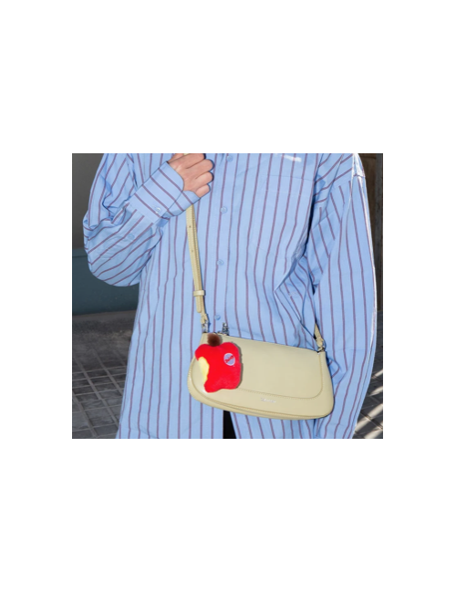 Eat My Socks – Apple Bag Charm – Porte-clés Pomme en Peluche