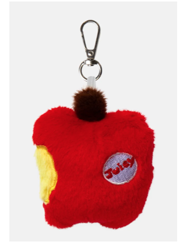 Eat My Socks – Apple Bag Charm – Porte-clés Pomme en Peluche