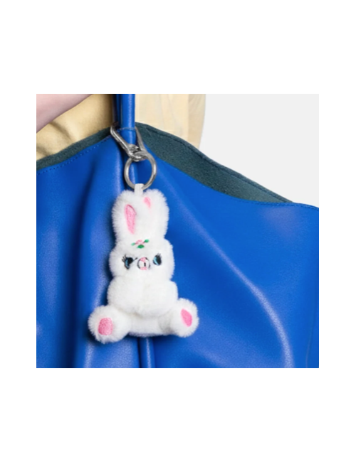 Eat My Socks – Bunny Bag Charm – Porte-clés Lapin en Peluche