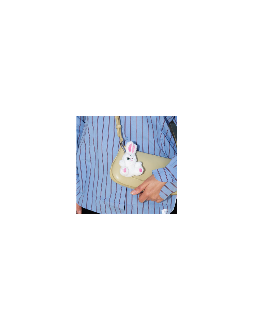 Eat My Socks – Bunny Bag Charm – Porte-clés Lapin en Peluche